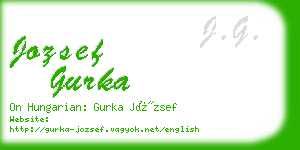 jozsef gurka business card